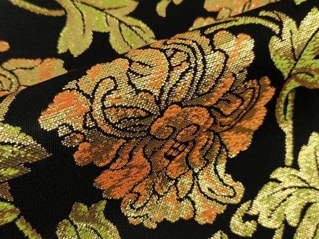 平和屋着物▽訪問着 単衣 駒刺繍 舞花文 金彩 正絹 逸品 未