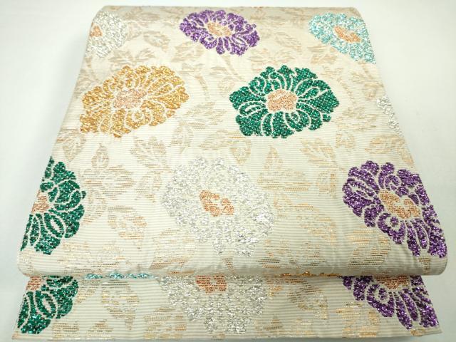 工芸帯地洛風林本袋帯未使用