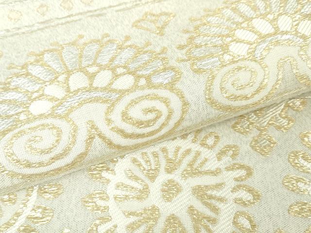 平和屋本店□極上 1854年創業 帯屋捨松 六通柄袋帯 吉祥横