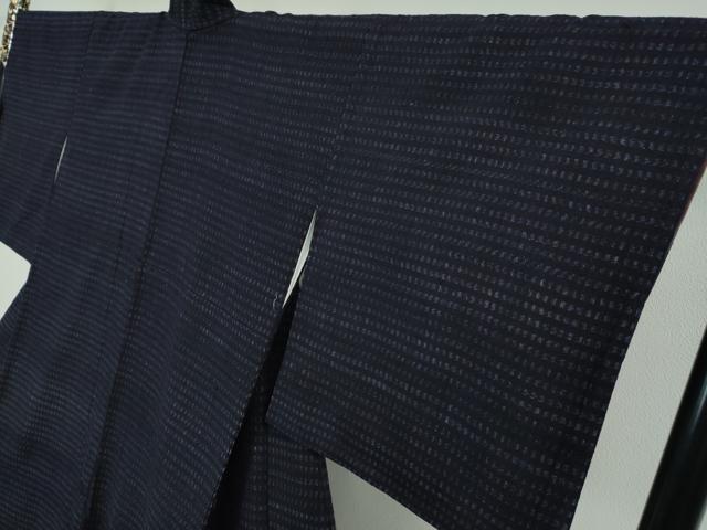 平和屋本店□極上 本場結城紬 重要無形文化財 縮織 奥順謹製