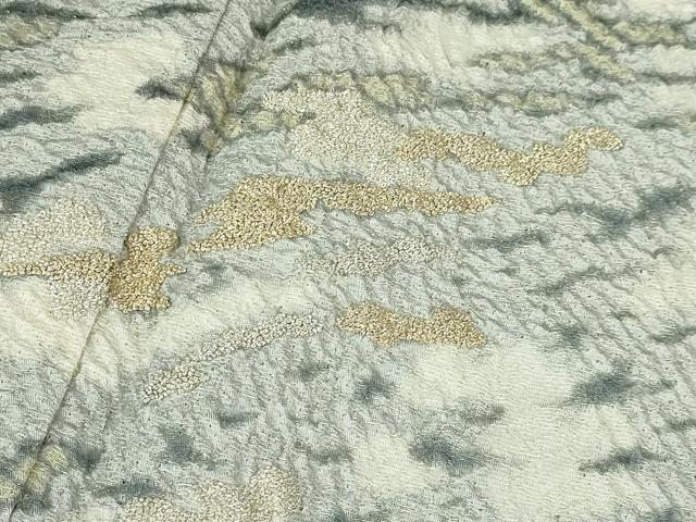 平和屋本店□極上 十日町 名門 滝泰謹製 訪問着 相良刺繍 おぼろ染め