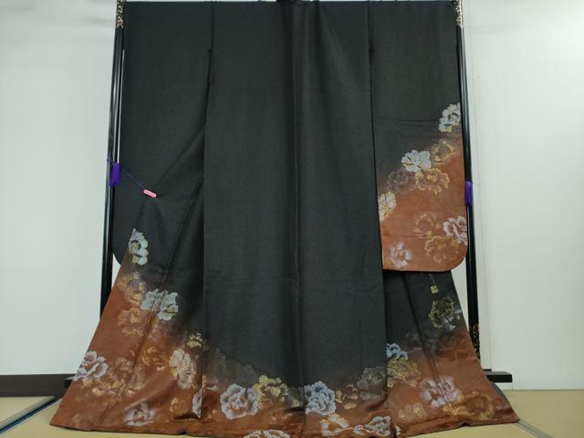 平和屋本店□希少 キモノデザイナー 斉藤上太郎 振袖・長襦袢(袷