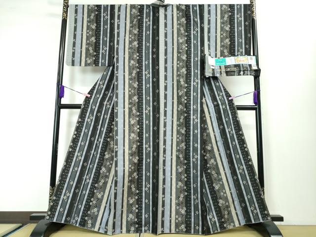 平和屋本店□極上 本場大島紬 優色大島 大島紬美幸 窪田織物謹製 9 