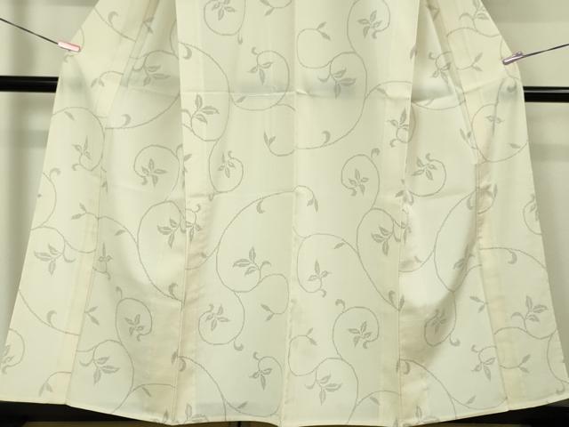 平和屋本店▽極上　本塩沢　単衣　110亀甲　唐草文　逸品　未使用　DZAA3488kh5_4