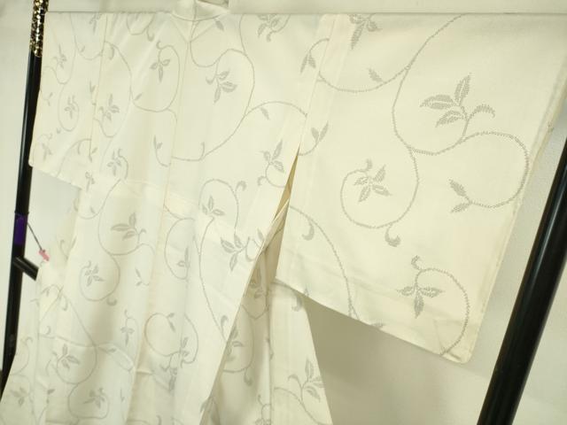 平和屋本店▽極上　本塩沢　単衣　110亀甲　唐草文　逸品　未使用　DZAA3488kh5_3
