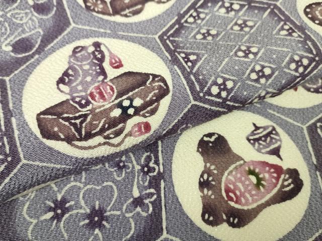 平和屋本店□最高級 城間栄順 本場琉球紅型 九寸名古屋帯