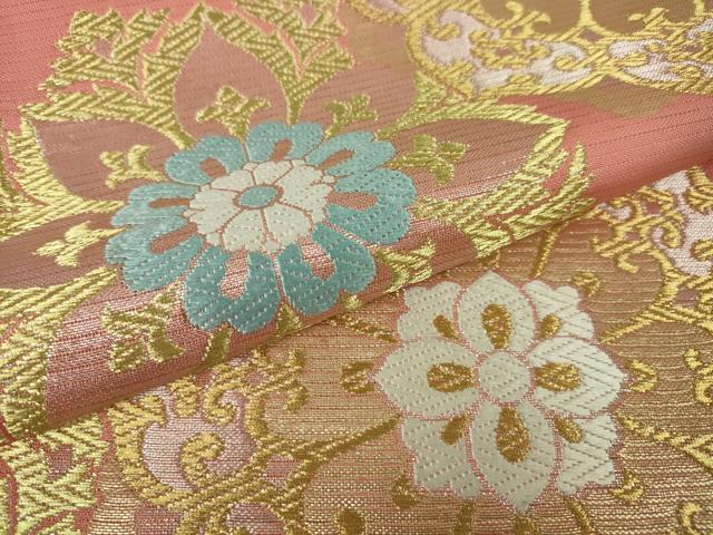 平和屋本店□極上 夏物 西陣 川島織物 六通柄 本袋帯 唐織 正