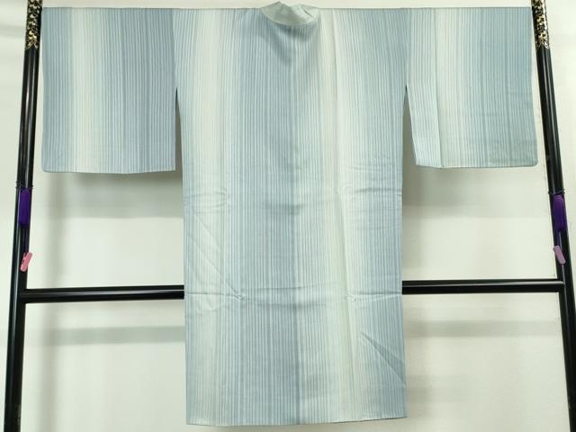 平和屋本店■極上　道中着　縞　暈し染め　逸品　DZAA3618kh5 平和屋本店□極上 道中着 縞 暈し染め 逸品 DZAA3618kh5