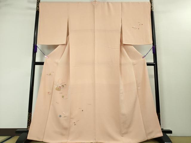 平和屋本店□極上 京都祇園の老舗 ぎをん齋藤 訪問着 駒刺繍 総