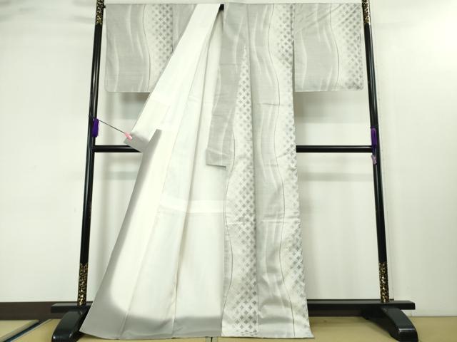 平和屋本店□極上 本場大島紬 白大島紬 桑原織物 二代目 桑原啓之介