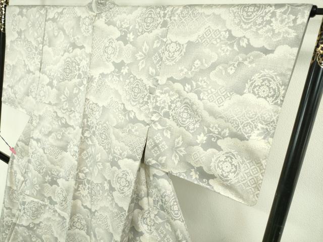 平和屋本店□極上 本場大島紬 白大島紬 桑原織物 二代目 桑原啓之介