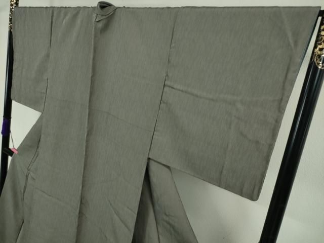 平和屋本店○極上 ジャパンオートクチュール 渡辺雪三郎 お召 縞 逸品