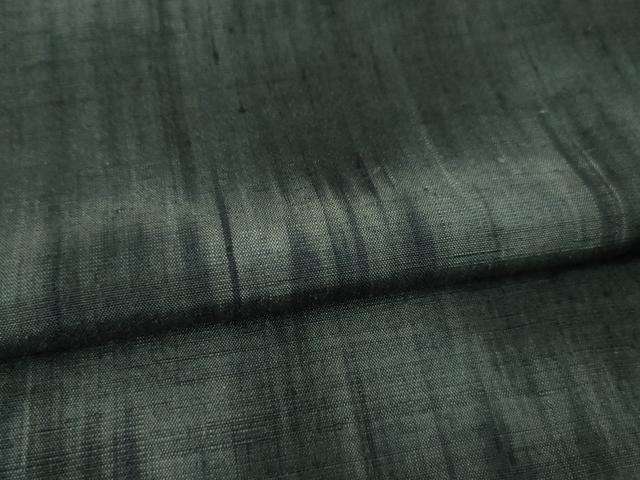 平和屋本店▽極上　本場結城紬　重要無形文化財　単衣　霞文　高島屋扱い　逸品　DZAA3874kh5