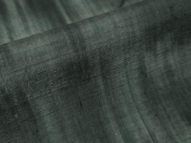 平和屋本店▽極上　本場結城紬　重要無形文化財　単衣　霞文　高島屋扱い　逸品　DZAA3874kh5