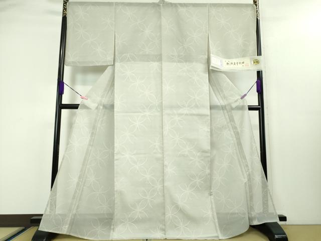 平和屋□極上 夏物 越後夏大島物語 伝統工芸士 白川貞夫 十日町白新