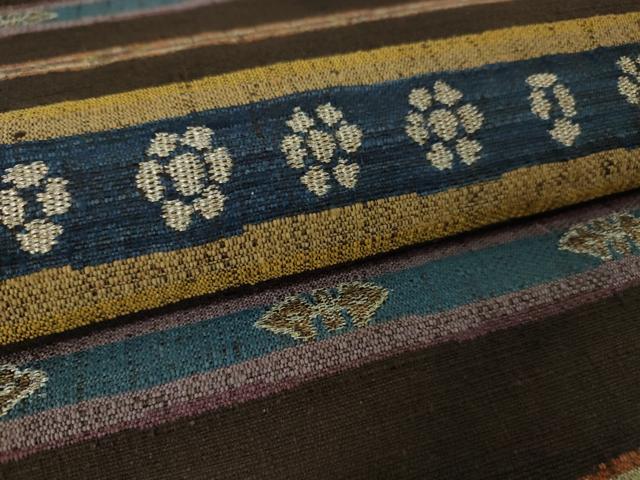 平和屋本店□極上 京都祇園の老舗 ぎをん齋藤 八寸名古屋帯 紬