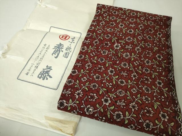 平和屋本店□極上 九寸名古屋帯 印傳 花 逸品 DZAA5448kh5 平和屋