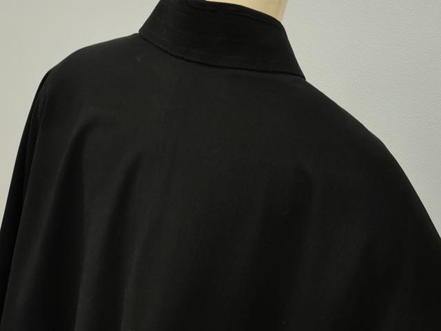 平和屋本店■希少　男性　トンビコート　和装コート　黒地　逸品　DZAA4107kh5 和装コート