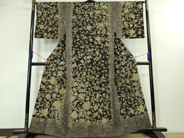 平和屋本店□極上 中国三大刺繍 スワトウ刺繍 汕頭刺繍 訪問着 更紗