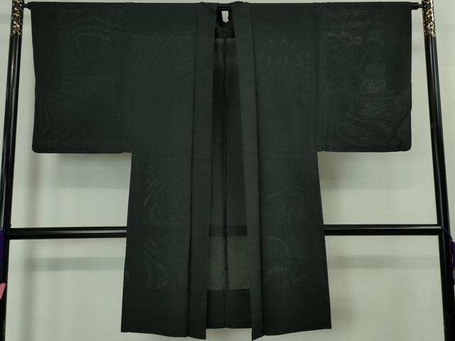 平和屋本店■極上　男性　長羽織　紗　スリーシーズン　春夏秋　塵除け　蝉色地　逸品　DZAA4144kh5