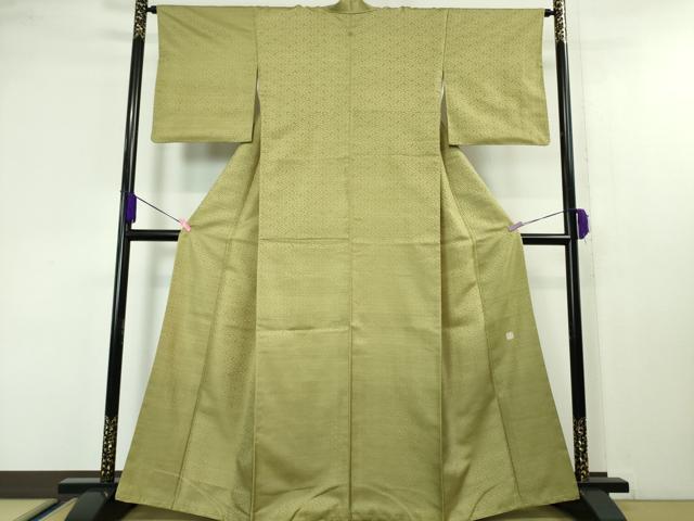 平和屋本店□極上 伝統工芸士 曽根武勇 訪問着 お召地 紗綾形