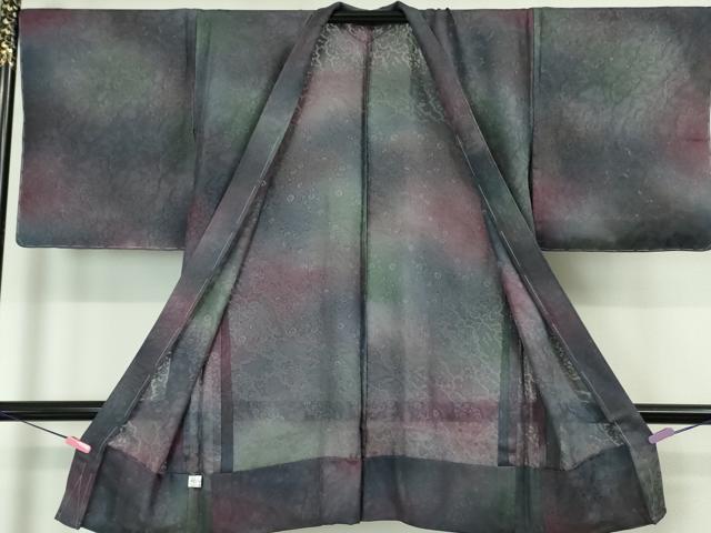 平和屋本店□極上 スリーシーズン 春夏秋 塵除け 紋紗長羽織