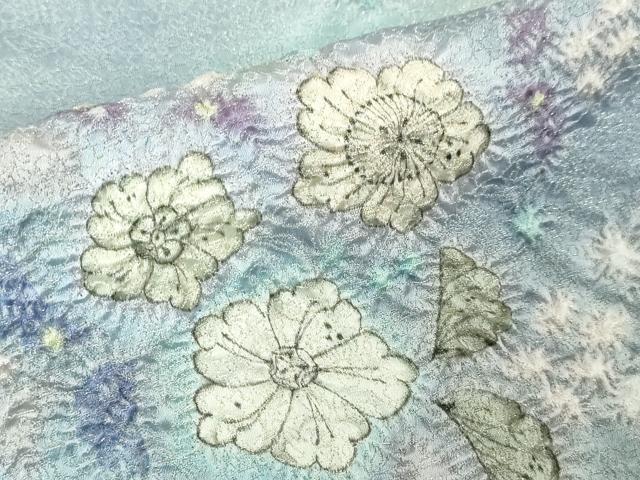 平和屋本店□極上 久保田一竹 幻の辻が花 訪問着 絞り 松 暈