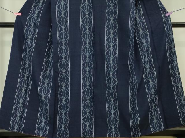 平和屋本店□極上 重要無形文化財技術保持者 森山虎雄 天然藍染