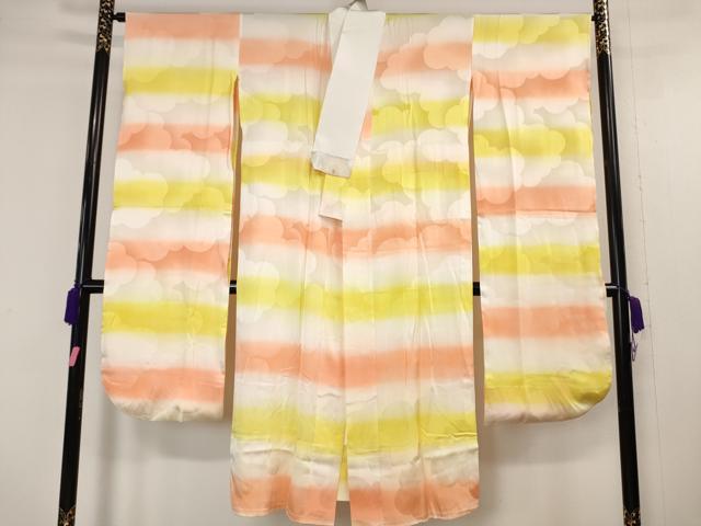 平和屋本店□極上 銀座 志ま亀 振袖・長襦袢(無双仕立て)セット 貝