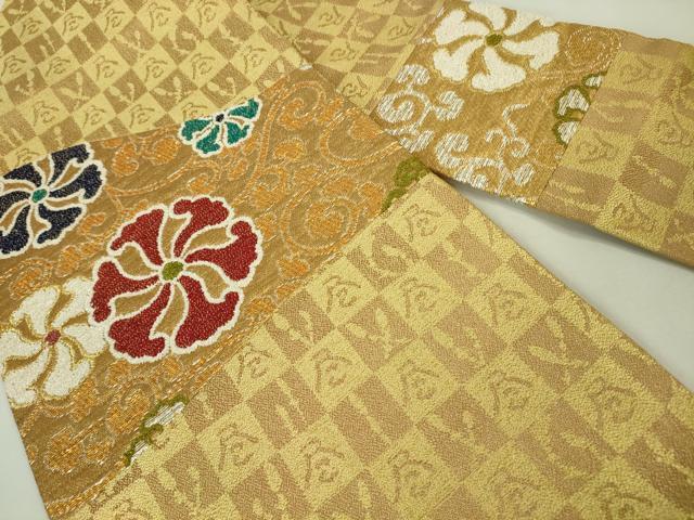 平和屋本店□極上 創業280年 誉田屋源兵衛 九寸名古屋帯 花