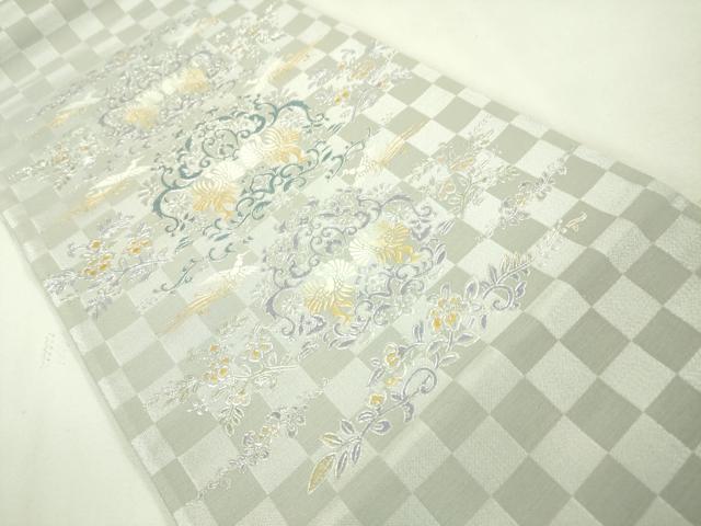 平和屋本店□極上 京金彩 伝統工芸士 和田全央 太鼓柄袋帯