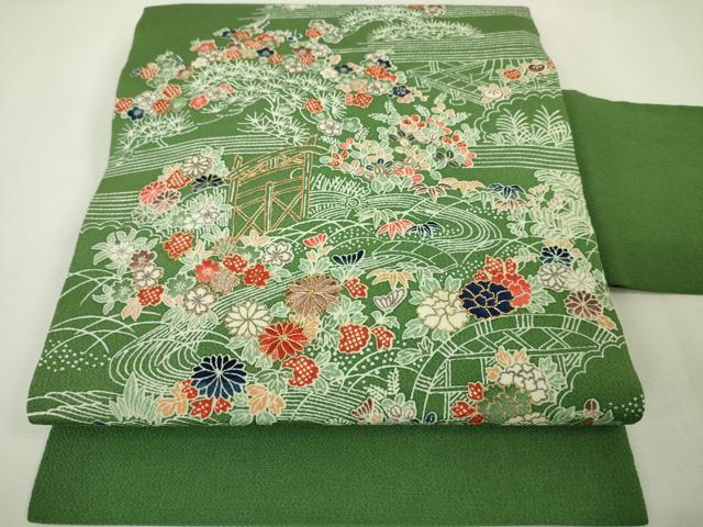 平和屋1■極上　九寸名古屋帯　紬地　型染め　ニワトリ　逸品　未使用　CZAA0308s4 平和屋1□極上 九寸名古屋帯 紬地 型染め ニワトリ 逸品 未