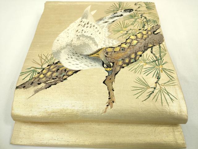 506mh61●希少 浦野理一 訪問着 金彩 友禅 鬼しぼ縮緬 濃紫 書籍掲載柄 506mh61○希少 浦野理一 訪問着 金彩 友禅 鬼しぼ縮緬 濃紫 書籍掲載柄