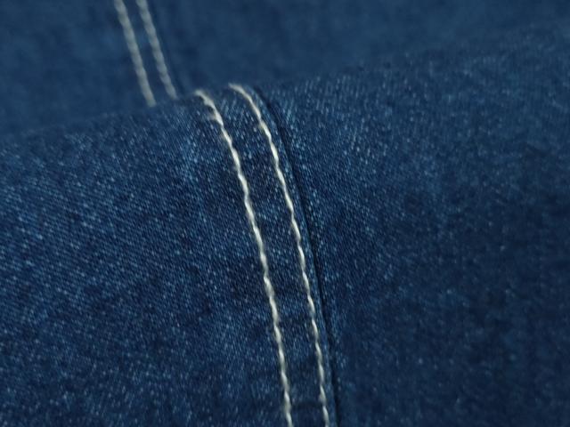 平和屋本店□極上 デニム着物 単衣 デニム地 綿 逸品 DZAA4628kh5
