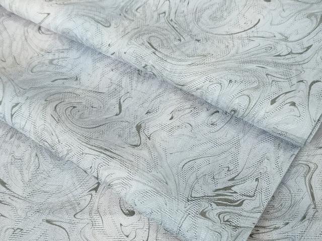 平和屋本店□極上 長羽織 スリーシーズン 春夏秋 塵除け 墨流し紋 