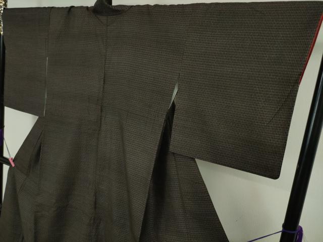 平和屋本店□極上 国指定重要無形文化財 本場久米島紬 ロング