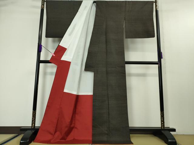 平和屋本店□極上 国指定重要無形文化財 本場久米島紬 ロング