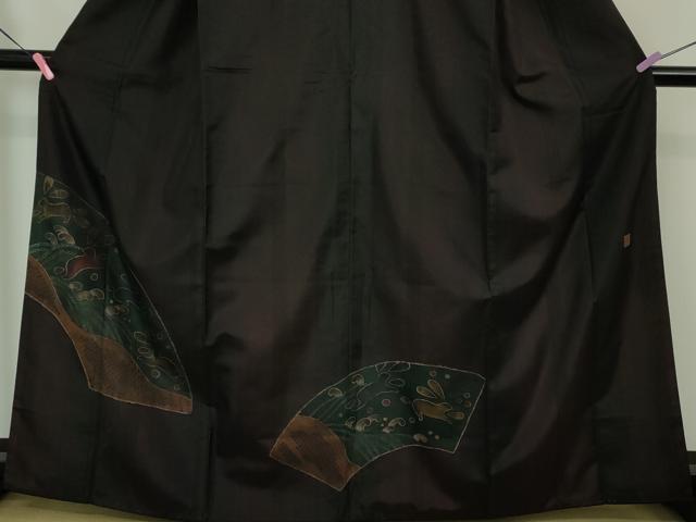 平和屋本店□極上 伝統工芸士 曽根武勇 訪問着 お召地 飛兎