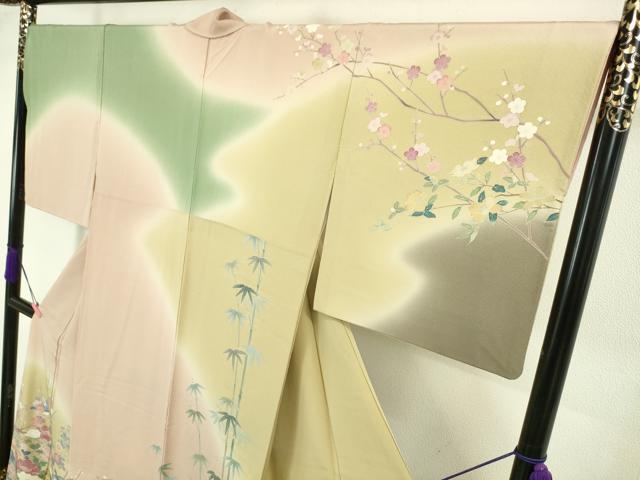 平和屋本店□極上 十日町 加賀草木友禅の第一人者 田村哲彦