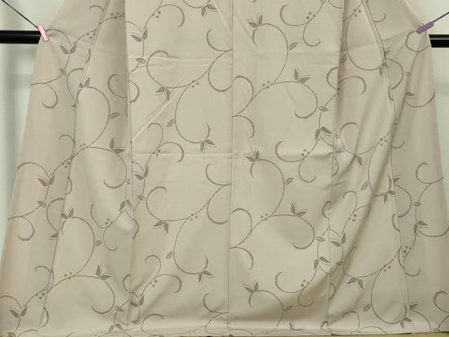 平和屋本店□極上 洗える最高級着物 ＜英＞はなぶさ謹製 小紋 唐草蝶文