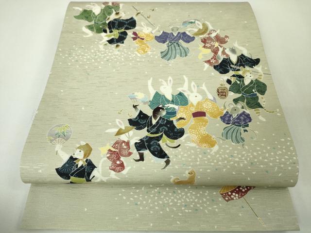 平和屋本店■極上　全通柄京袋帯　WAKKA　ワッカ　ええじゃないか　逸品　DZAA4793kh5