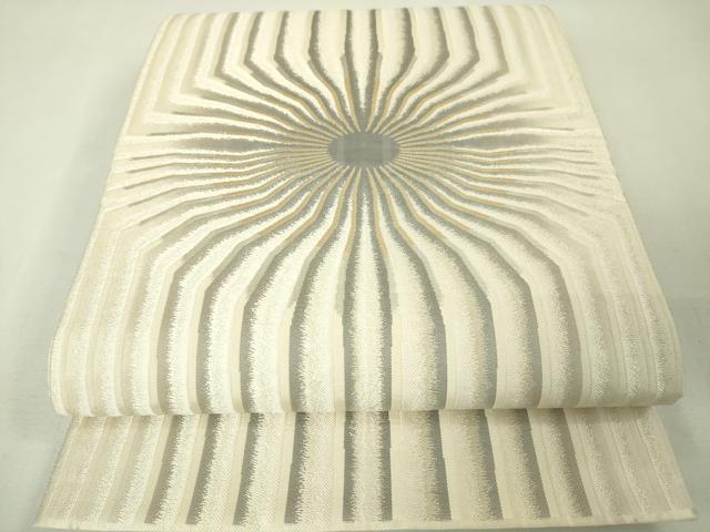 平和屋本店□極上 西陣の名門 加納幸謹製 六通柄袋帯 吉祥