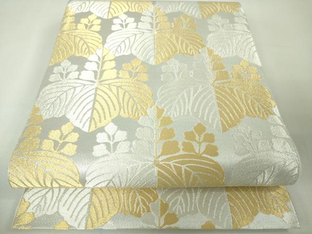 平和屋本店■最高級　人間国宝　北村武資　煌彩錦　六通柄袋帯　五三桐　金銀糸　逸品　未使用　DZAA4803kh5