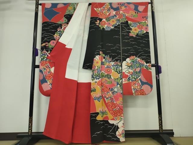 振袖 和染紅型 栗山紅型 栗山吉三郎 十三参り 七五三 女の子 m-s7921