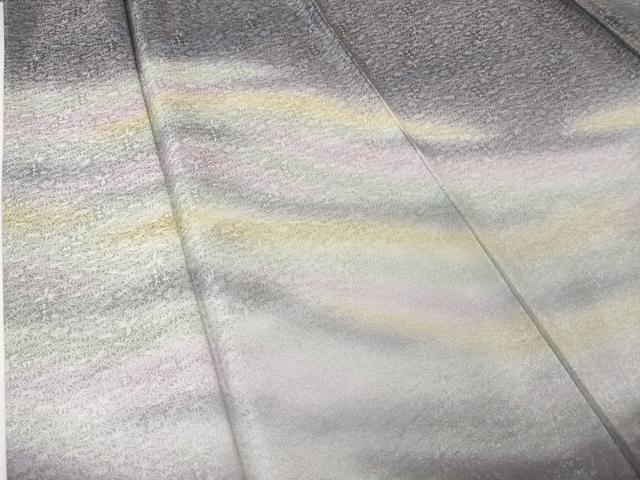 平和屋本店□極上 久保田一竹 幻の辻が花 訪問着 鳳凰笹地紋