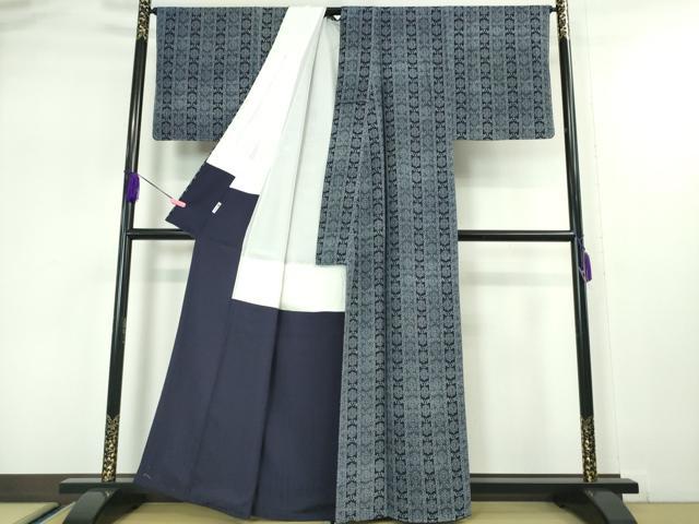 平和屋着物□極上 藍造国選定無形文化財 藍師・佐藤昭人