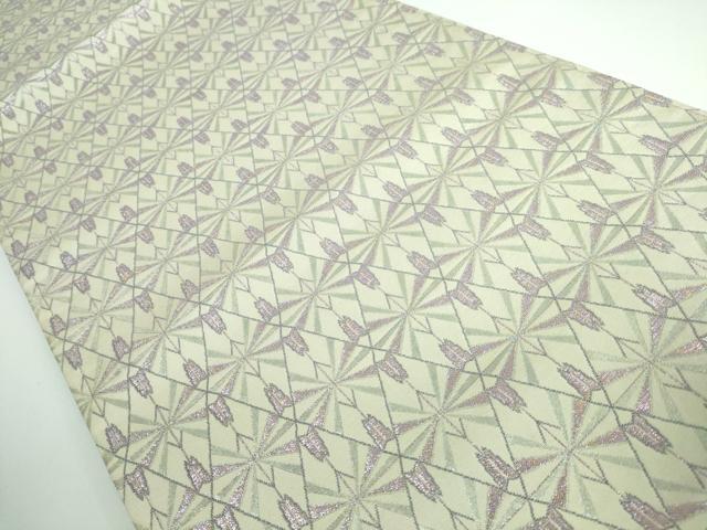 平和屋本店■極上　西陣　中村源織物　源一坊　六通柄袋帯　吉祥文　銀糸　逸品　DZAA5138kh5 平和屋本店□極上 西陣 中村源織物 源一坊 六通柄袋帯 吉祥文 銀糸