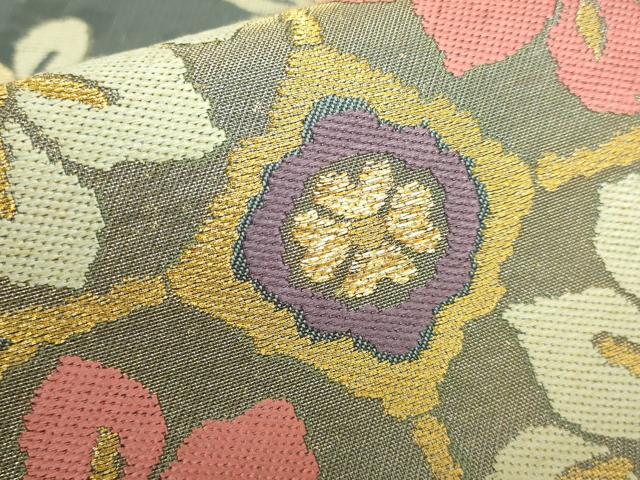 平和屋本店□極上 1854年創業 帯屋捨松 六通柄袋帯 吉祥横