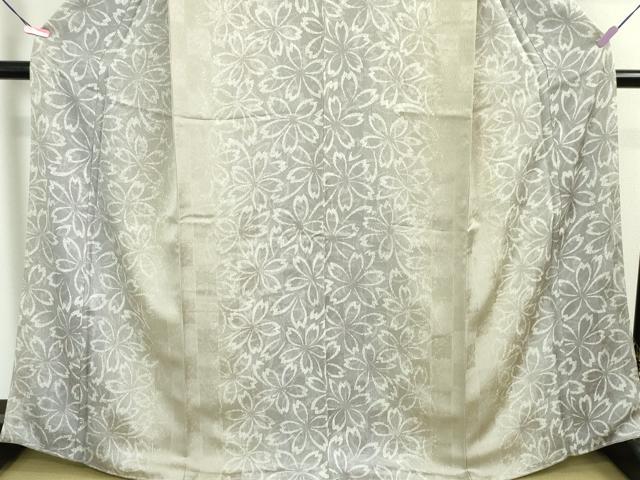 平和屋本店□極上 小紋 桜 暈し染め 逸品 未使用 DZAA5203kh5