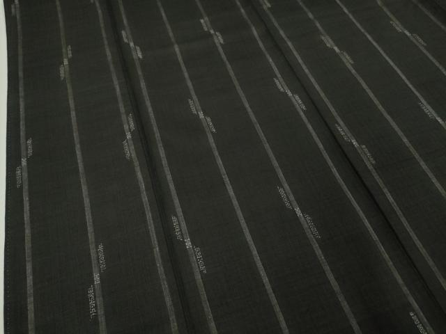 平和屋本店□極上 結城紬 100亀甲 飛び亀甲柄 間道 逸品 DZAA5210kh5